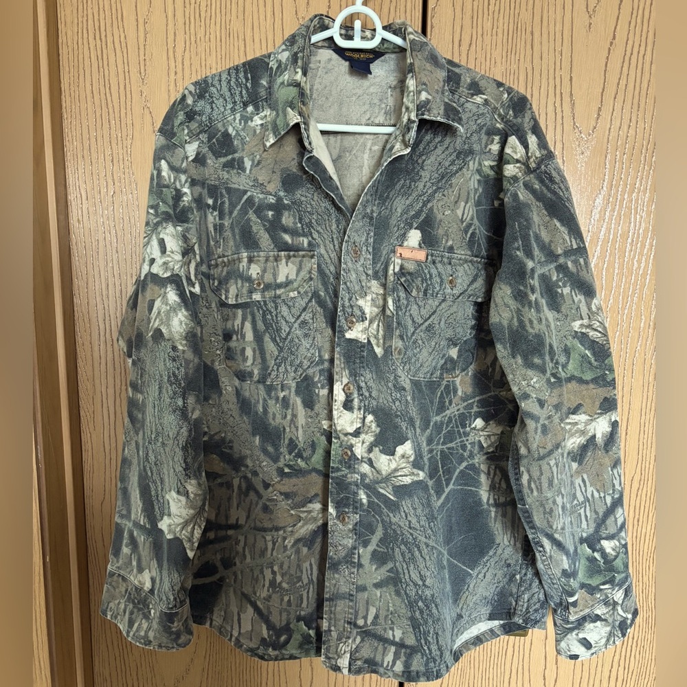 Vintage Woolrich Men's Camouflage Hunting/Outdoor Jacket, size XL
